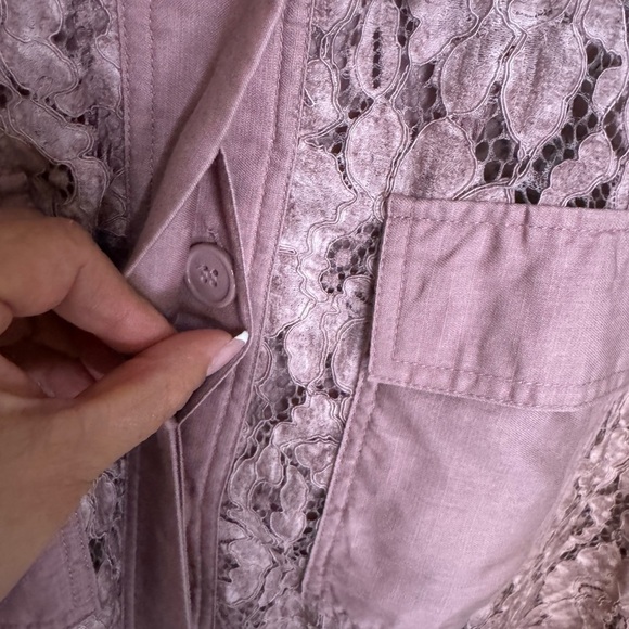 LANE BRYANT Womens Pink Pocketed Button Up Cardigan Plus 18/20.  #120 - Picture 8 of 13